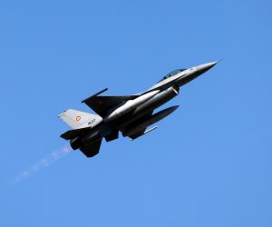 Un avion F-16 al Forțelor Aeriene Române a doborât o dronă ucraineană deasupra Estoniei