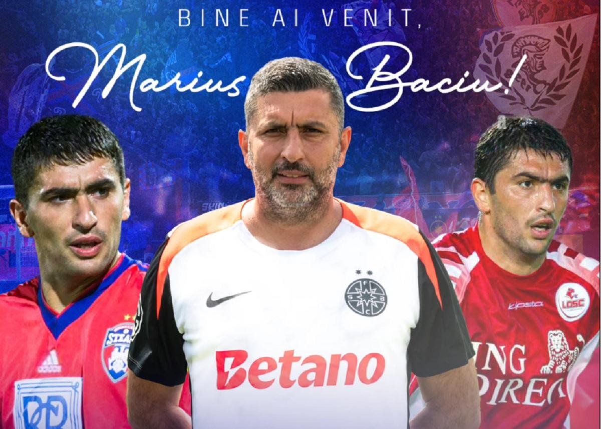 Marius Baciu, prezentat oficial drept noul antrenor al FCSB