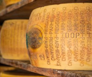 Banca din Italia unde brânza ține loc de bani. Mii de roți de Parmigiano Reggiano, garanţie pentru credite