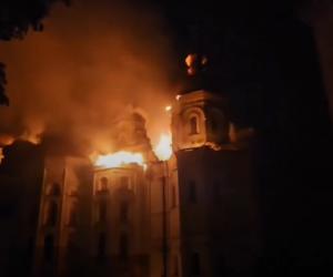 Mănăstire UNESCO din Kiev, lovită în urma unui atac. Rusia: A fost lovită de o rachetă Patriot "expirată"