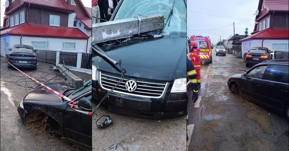 Poza pentru articolul Accident grav între două maşini, în Bivolărie. Două victime au fost transportate la spital