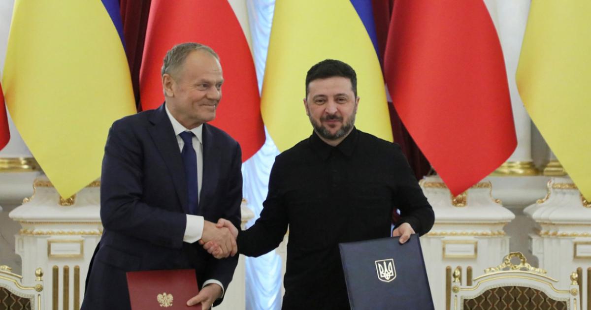 Poza pentru articolul Premierul polonez Donald Tusk, nemulţumit că ţara sa a fost exclusă de la discuţiile europenilor cu Zelenski