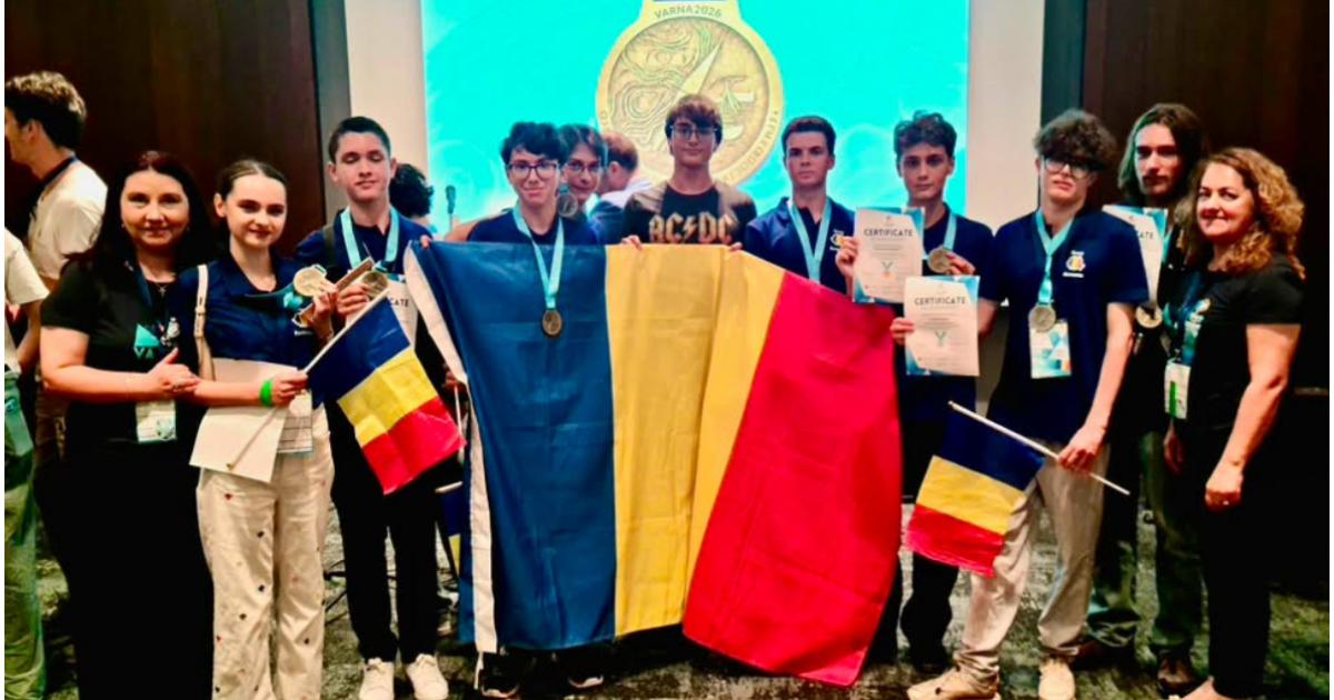 Poza pentru articolul Elevii români au pus țara pe primul loc în Europa la Geografie, cu opt medalii câștigate