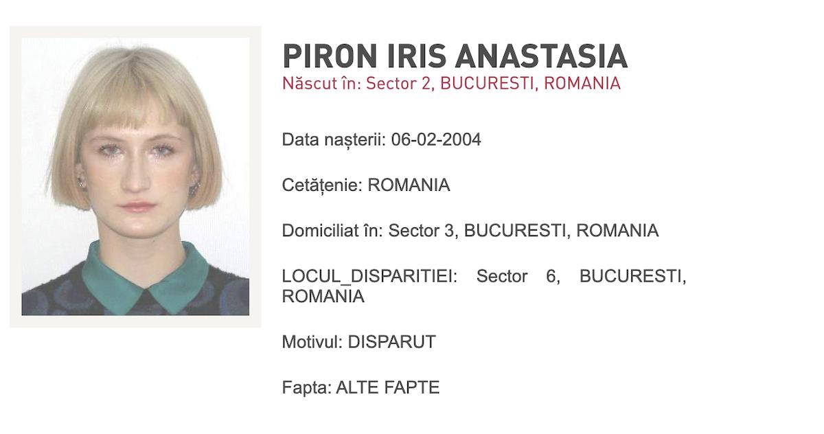 Sfârşit tragic pentru o fată de 22 de ani din Capitală: dată dispărută prin Ro-Alert, găsită ucisă de tren