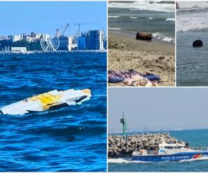 Alertă pe litoral: obiecte suspecte în Constanța și Eforie Nord. O presupusă dronă marină, lângă Portul Tomis