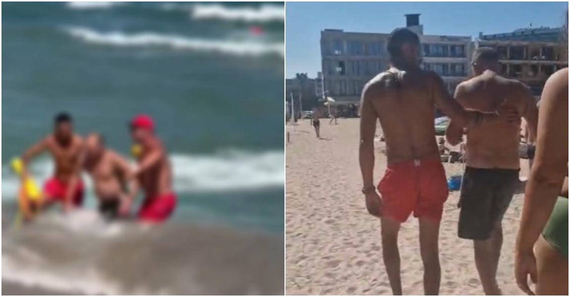 Un turist din Lehliu a fost salvat de la înec de două ori într-o zi, în Eforie Nord. Steagul roșu nu l-a oprit