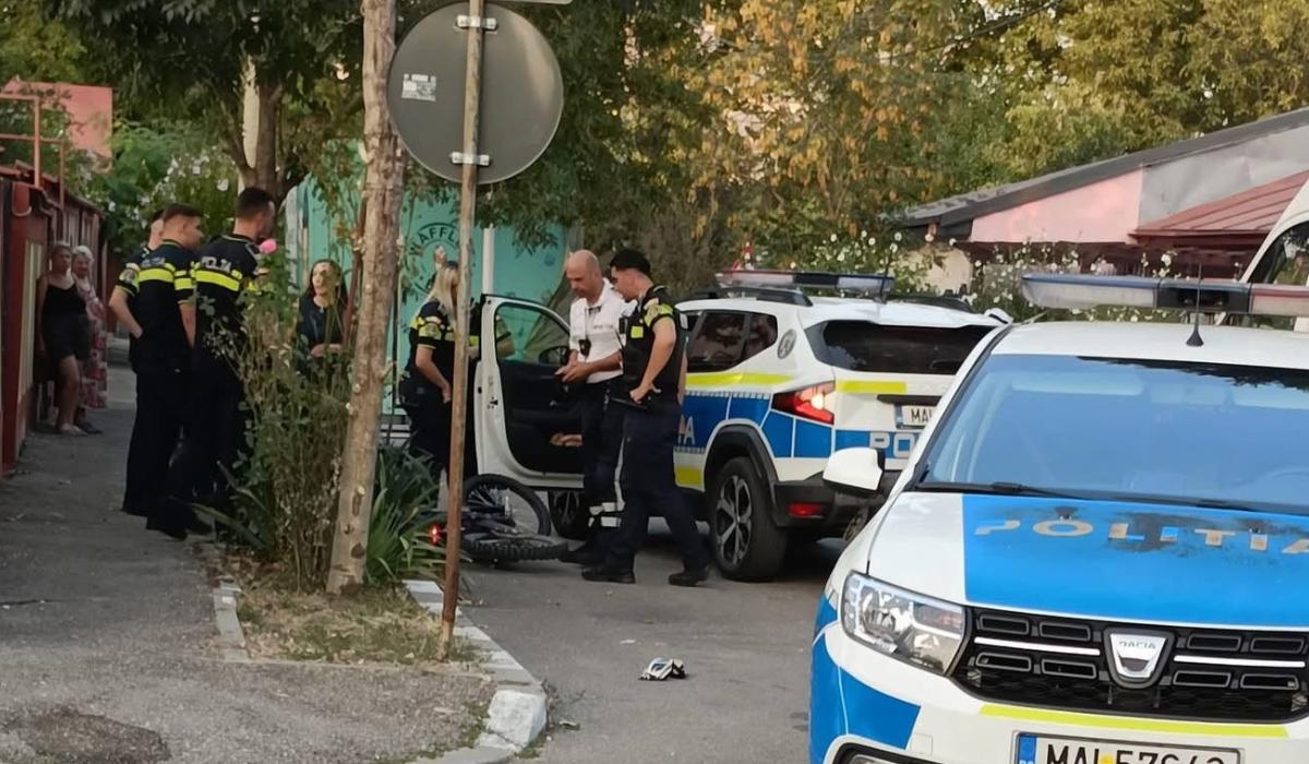 Tânăr de 17 ani, prins după o urmărire în București. Conducea fără permis o motocicletă neînregistrată