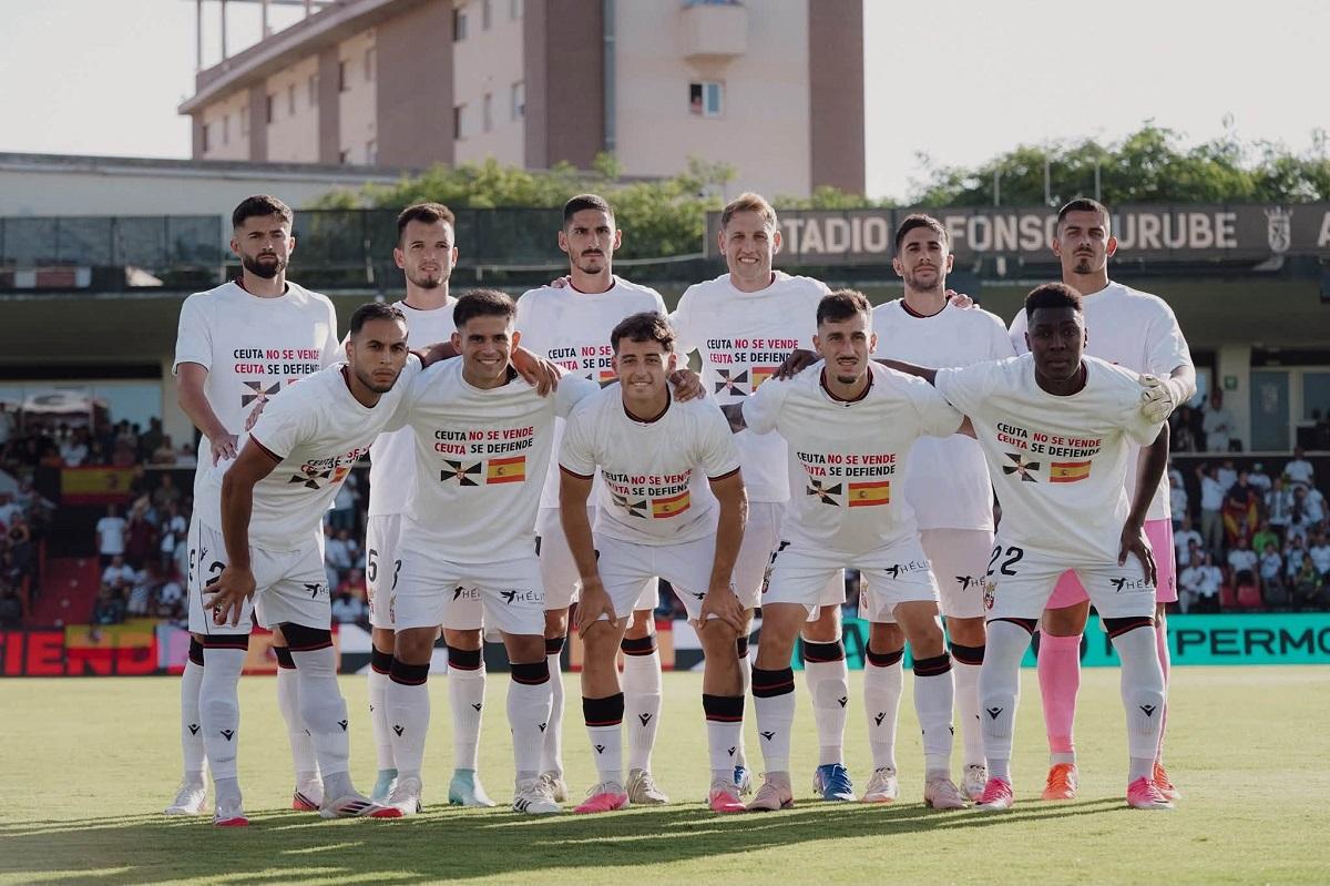 Fotbaliştii de la Ceuta, protest la adresa premierului spaniol din cauza invaziei a zeci de mii de marocani 