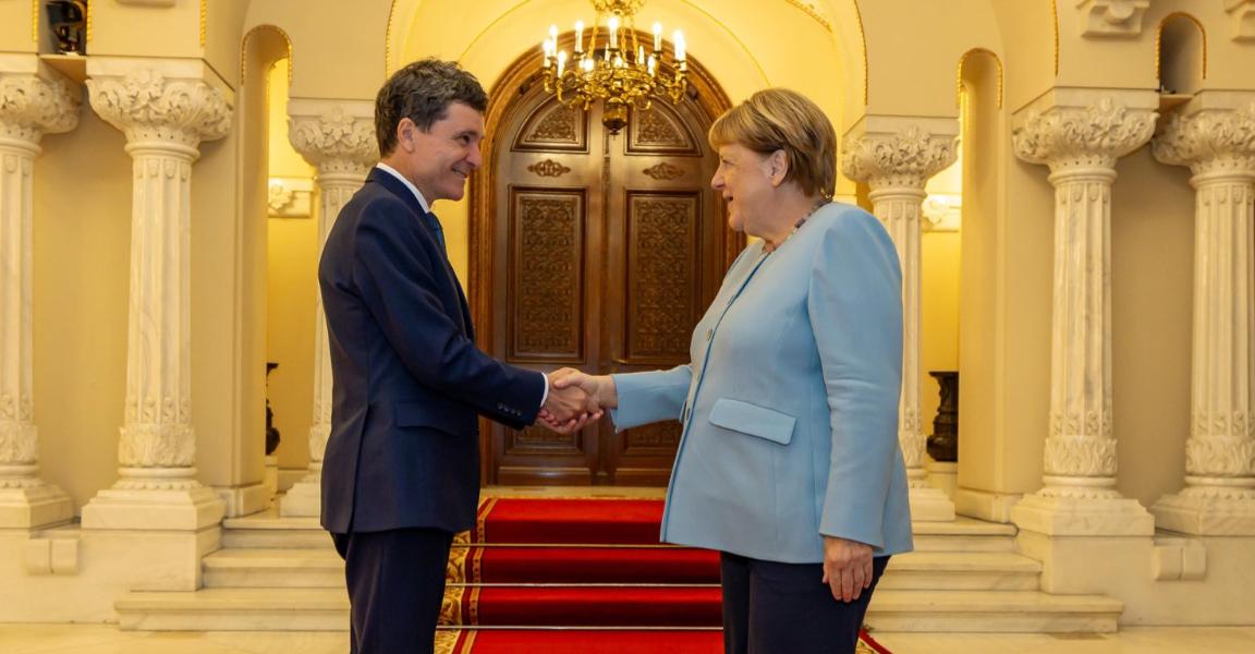 Angela Merkel, primită la Cotroceni de Nicușor Dan. De ce a venit fostul cancelar german la București