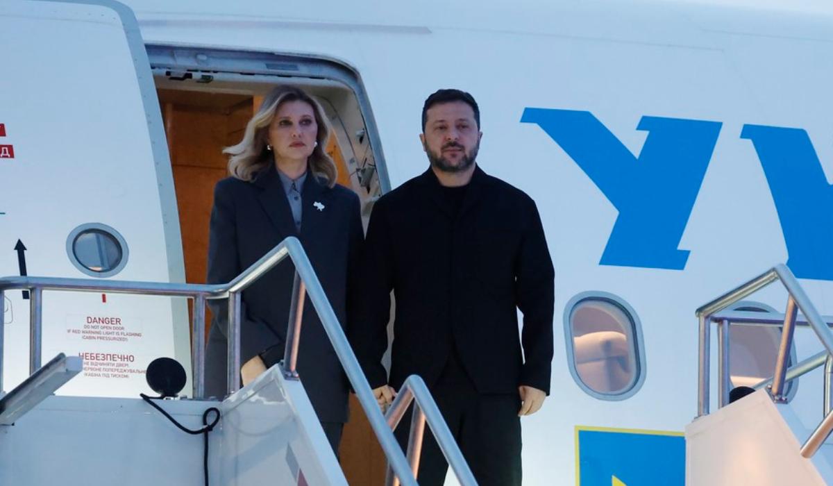 Avionul lui Zelenski, la un pas să fie lovit de o dronă după decolarea din Republica Moldova