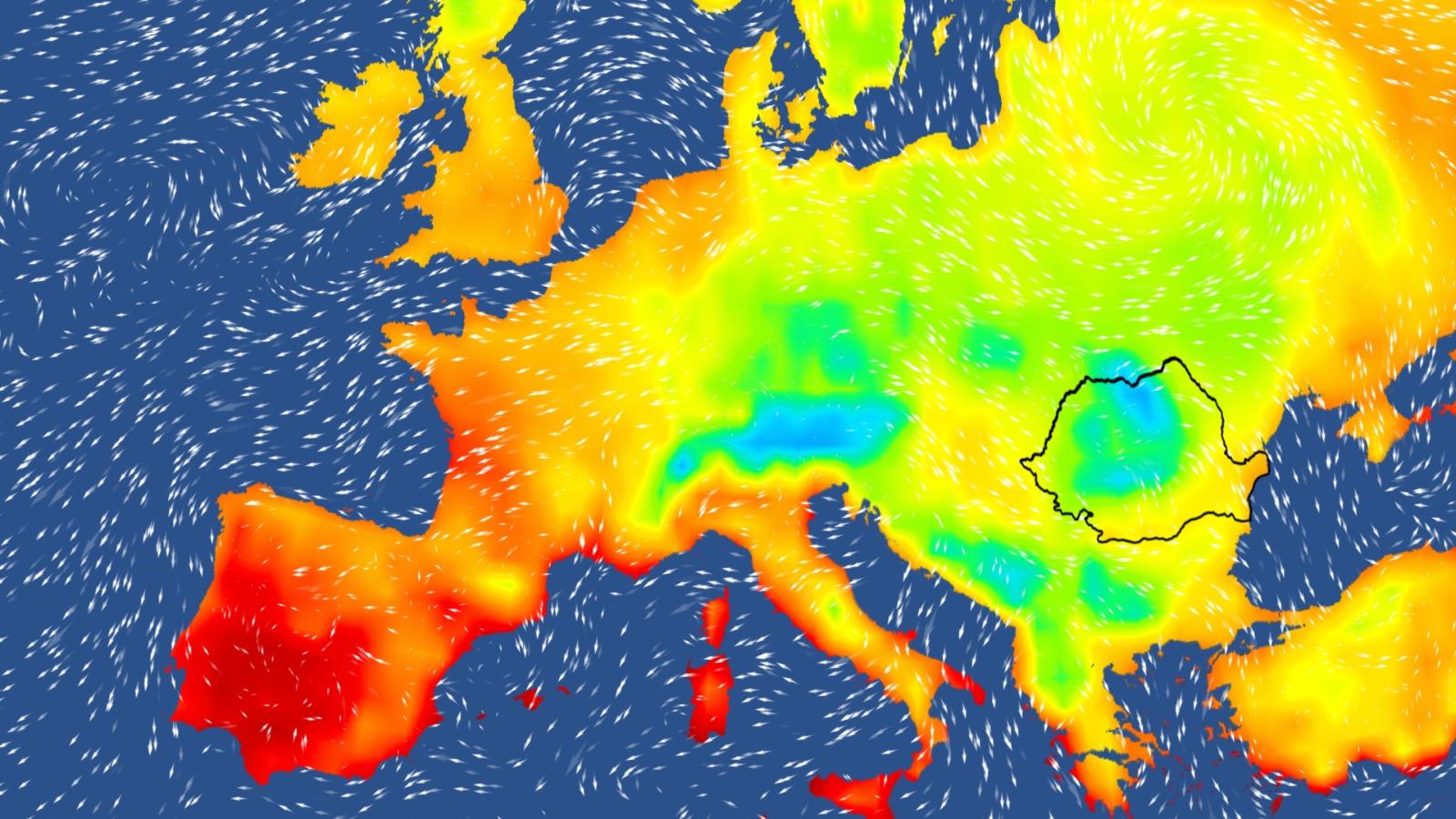 Frig și ninsori la munte în următoarele zile. Când revin temperaturile de 25 de grade