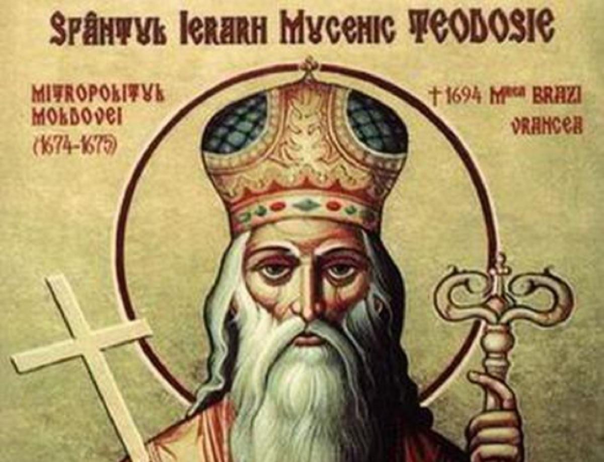 22 septembrie, Sfântul Teodosie de la Brazi. Sărbătoare cu cruce neagră în calendarul ortodox