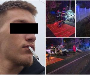 El este şoferul de 19 ani care a murit alături de prietenul său.