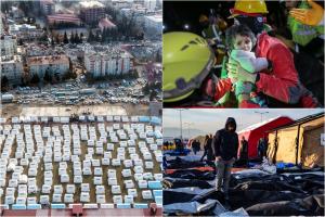 Cutremure în Turcia și Siria: Aproape 10.000 de morţi și 40.000 de răniți. Președintele Erdogan, așteptat în zona afectată de seisme