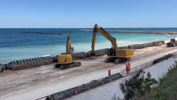 Plajele din Eforie, mărite cu 140 de metri. Lucrările de extindere au început, costurile se ridică la 122 milioane de euro