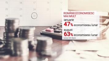 Tot mai mulți români pun bani deoparte. Cu cât a crecut numărul celor care economisesc în ultimele luni
