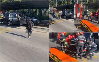 O mașină a intrat într-o stație de autobuz din Baia Mare, după ce şoferului i s-a făcut rău la volan. Bărbatul a fost resuscitat la faţa locului
