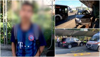 "A intrat în staţia de autobuz!". Copil lovit de un SUV scăpat de sub control, în Baia Mare, după ce șoferul a făcut infarct la volan