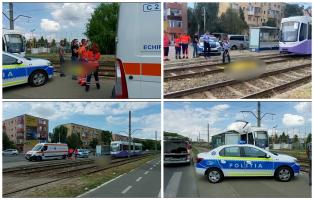 Tragedie la Timişoara. Un bărbat de 42 de ani a murit călcat de tramvai