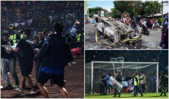 Măcel la un meci de fotbal din Indonezia. Bilanțul a crescut la 174 de morți, după o busculadă pe teren