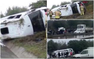 9 români răniţi într-un accident de microbuz în Turcia. Turiştii erau transferaţi spre aeroport