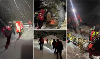Patru tineri ucraineni rătăciți în Munţii Maramureşului, găsiți aproape înghețați la 1.400 m altitudine. Unul dintre ei a murit