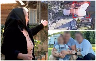 Filmul exploziei rulotei din Maramureş. Mărturia femeii care a asistat de la câţiva metri cum fiul şi nepoata sunt răniţi de flăcări