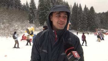 Reacţia unui turist din Republica Moldova, în vacanţă la schi în România. Ce lipseşte pentru o vacanţă perfectă