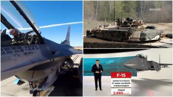 Ucraina a primit Leopard 2 şi cele mai bune tancuri din lume, iar acum vrea avionul care nu a pierdut niciodată o luptă