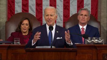 Joe Biden, discurs despre Starea Uniunii. SUA sunt "într-o poziţie mai bună decât orice ţară din lume". America "va acţiona" dacă China îi ameninţă suveranitatea