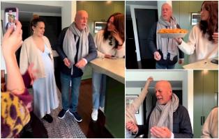 Bruce Willis a împlinit 68 de ani. La petrecere a participat inclusiv fosta lui soţie, Demi Moore