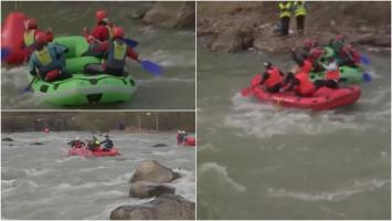 Rafting, sportul extrem care a adunat zeci de concurenți din România și de peste hotare, la o competiție pe râul Buzău. 16 echipe, la linia de start