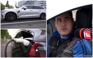 Problemele românilor care şi-au luat maşini electrice. Şoferii pornesc la drum cu multe neajunsuri şi "se bat" pe prizele publice