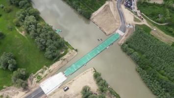 A fost inaugurat un nou pod peste Prut, care leagă România de Republica Moldova