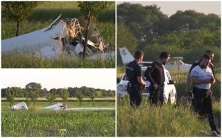 Un zbor spre moarte: Pilot de 40 de ani, mort după ce s-a prăbuşit cu planorul pe un câmp, în Bihor. O fetiţă de 4 ani a rămas orfană de tată 