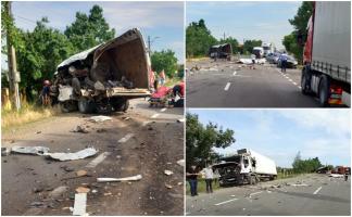 Dezastru pe Drumul Morții E85, în Vrancea, după un impact devastator între un TIR și o camionetă. Un tânăr nu a mai putut fi salvat