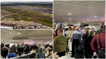 Mii de persoane, blocate pe un aeroport din Marea Britanie, după ce mai mulţi angajaţi ai controlului aerian s-au infectat cu Covid-19