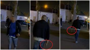 "Uite are şi armă!". Taximetrist din Târgu Mureş, amendat de poliţişti după ce şi-a ameninţat un client cu un pistol de jucarie în faţa unui club