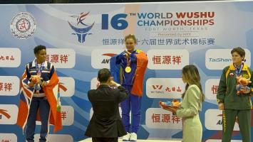 Românca Andreea Cebuc a scris istorie la Campionatul Mondial de wushu, devenind campioană în Statele Unite ale Americii