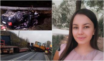 Filmul accidentului din Arad, în care o tânără a murit strivită în autoturism. Timeea era profesoară de religie şi abia împlinise 24 de ani