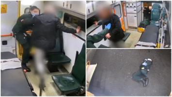 Bărbatul care a împins brutal din ambulanță un paramedic, în Londra, ar fi un recidivist român