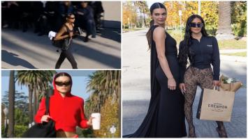 Zeci de staruri la prezentarea noii colecţii Balenciaga. Kim Kardashian a apărut cu o sacoşă uriaşă de hârtie pe post de geantă