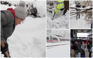 Europa, îngropată sub cele mai mari troiene din ultimii 60 de ani: "Nu am mai văzut niciodată zăpadă ca aceasta"