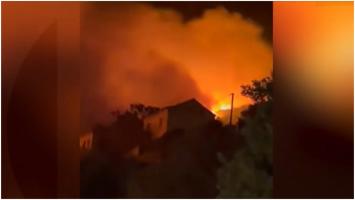 Incendiu de proporţii în Corsica. Hectare întregi de vegetaţie, devastate de flăcări: 3.500 de locuinţe au rămas fără electricitate