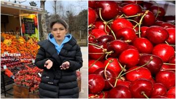 Cu cât se vinde un kilogram de cireșe în Iași. Anunțul a devenit viral: "Vă puteți impresiona iubita"
