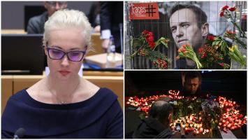 Văduva lui Navalnîi jură că va continua lupta și a transmis un mesaj emoționant. Cum vrea UE să o ajute