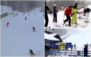 Elevii din 26 de judeţe au intrat în vacanţa de schi. Pârtiile din întreaga ţară au fost pregătite pentru săptămâna liberă a copiilor