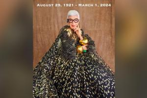 Iris Apfel a murit la 102 ani în locuinţa ei din Palm Beach. Anunţul a fost făcut pe contul de Instagram al femeii de afaceri