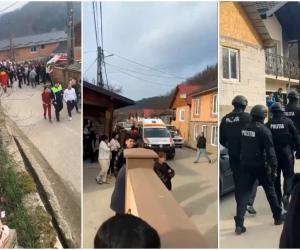 Răfuială sângeroasă într-un sat din Maramureş. Două familii rivale s-au atacat cu topoare, securi, lopeţi şi chiar scânduri rupte din gard