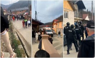 Răfuială sângeroasă într-un sat din Maramureş. Două familii rivale s-au atacat cu topoare, securi, lopeţi şi chiar scânduri rupte din gard